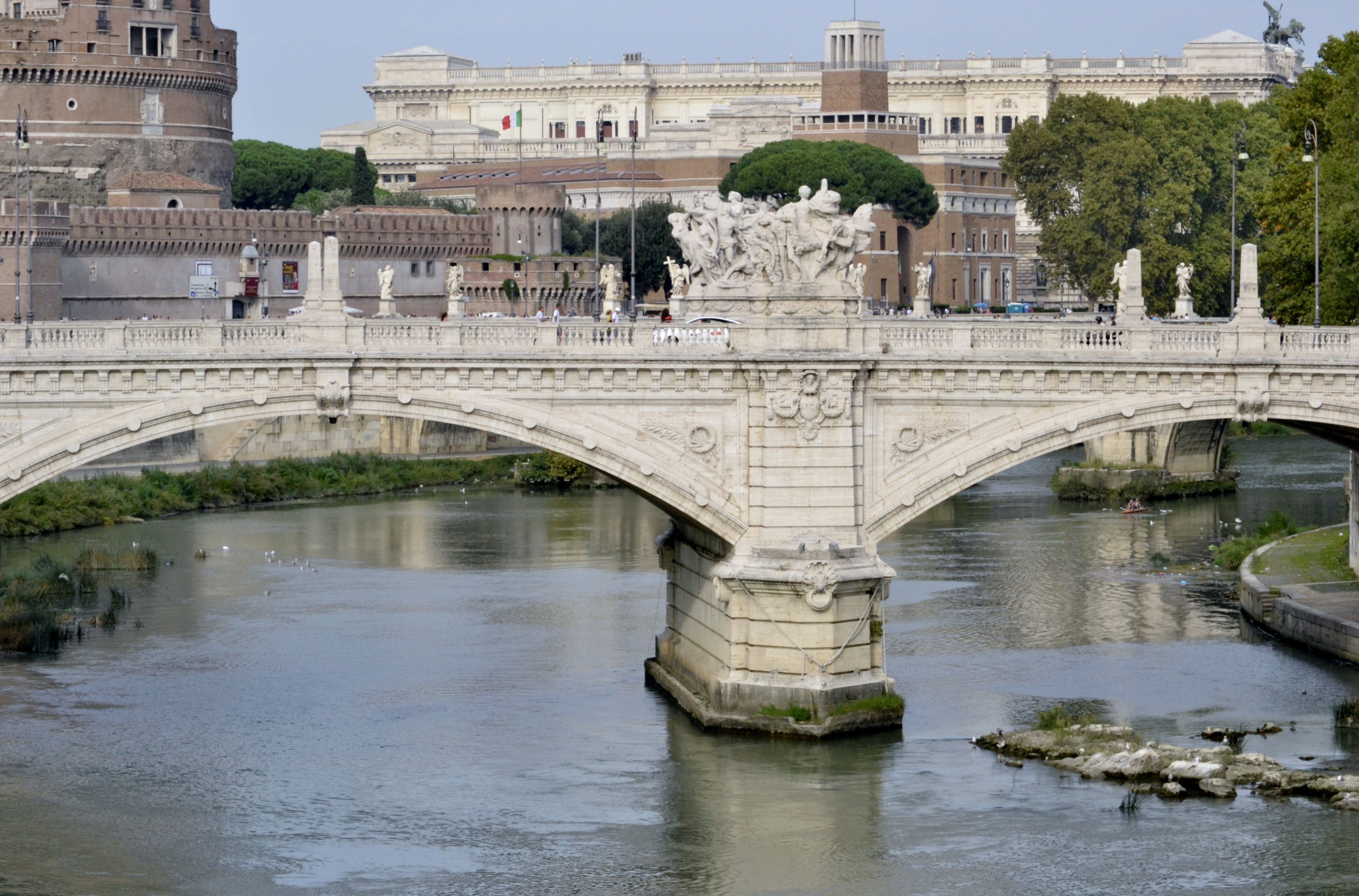 +09-0924 Pont Sant Angelo Sculpture, Rome