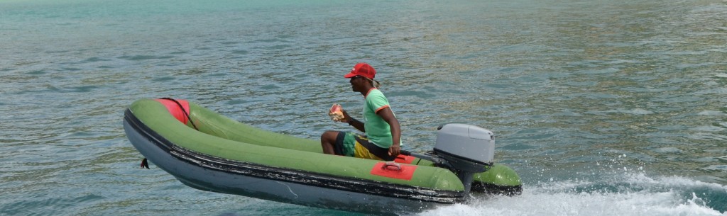 17 Man and his conch shell, St. Lucia, 1.28.16