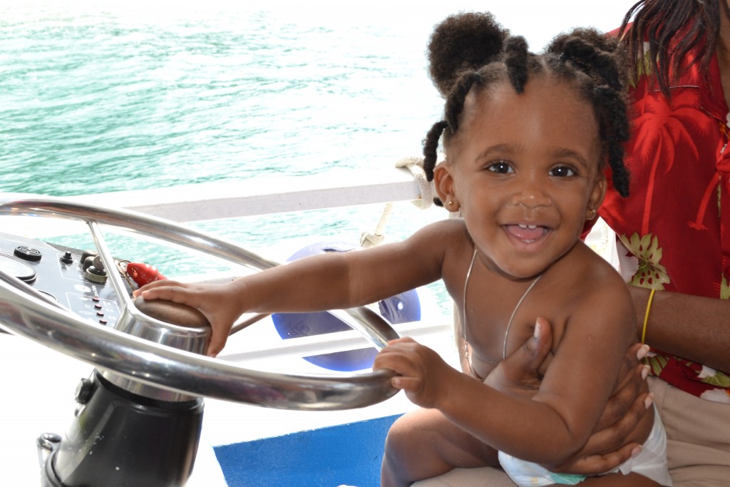 19 Little St. Lucian on the boat